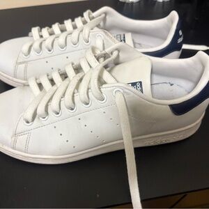Adidas Orgibals Stan Smith White and Blue Sneakers